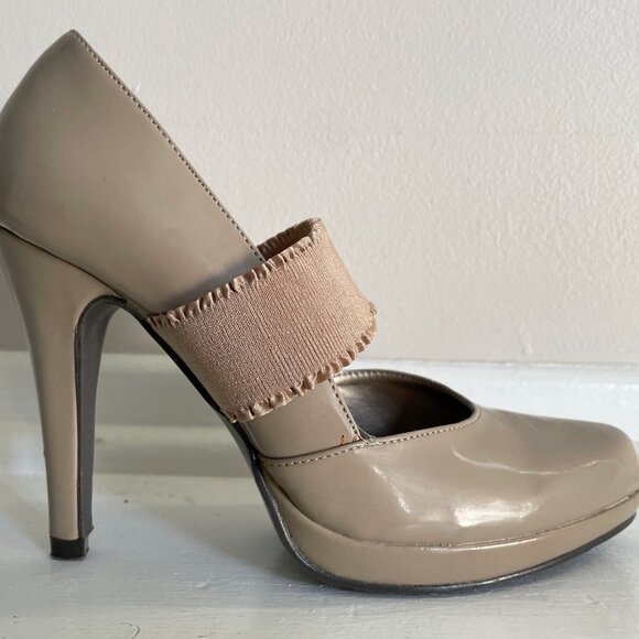 Platform Nude heel - Picture 9 of 11